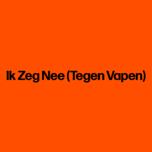 Ik Zeg Nee (Tegen Vapen)