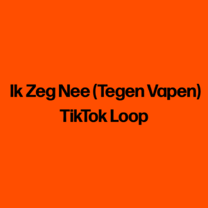 Ik Zeg Nee (Tegen Vapen) TikTok Loop