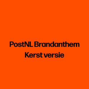 PostNL Brandanthem Kerst versie
