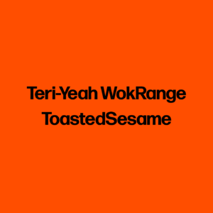Teri-Yeah WokRange ToastedSesame